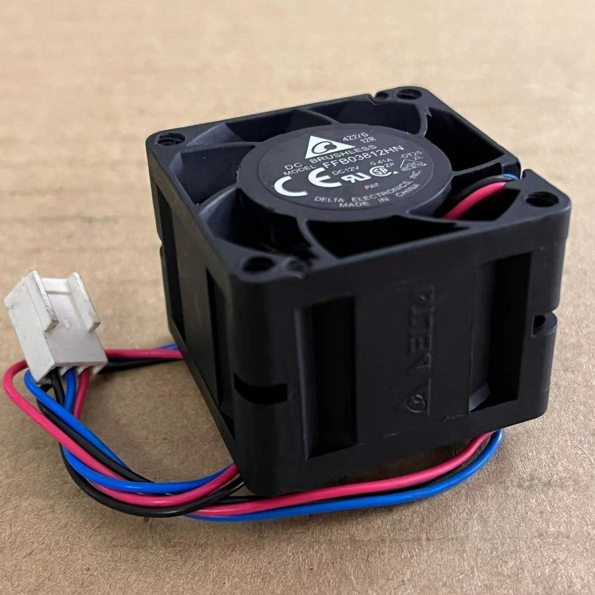 Delta Electronics FFB03812HN DC Axial Fan 12VDC 38x38x28mm 0.40A