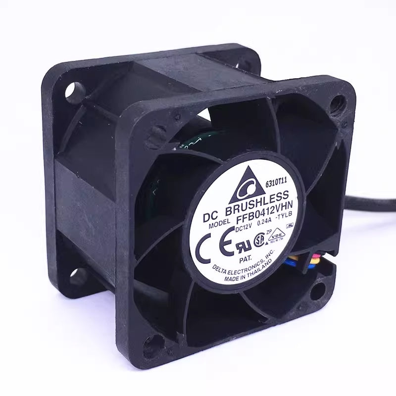 Delta Electronics FFB0412VHN DC Axial Fan 12VDC 40x40x28mm 15.79CFM
