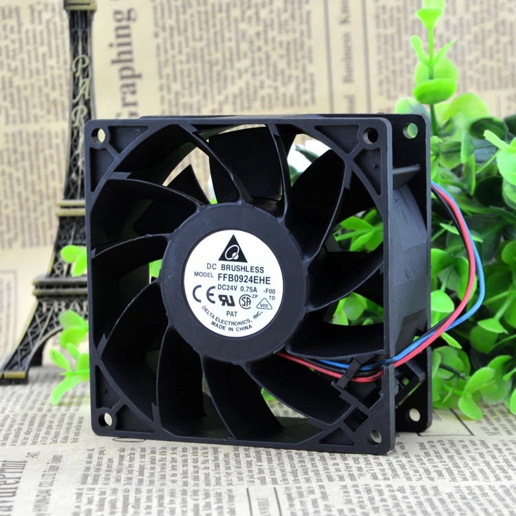 Delta Electronics FFB0924EHE DC Axial Fan 24VDC 92x92x38mm 110.18CFM