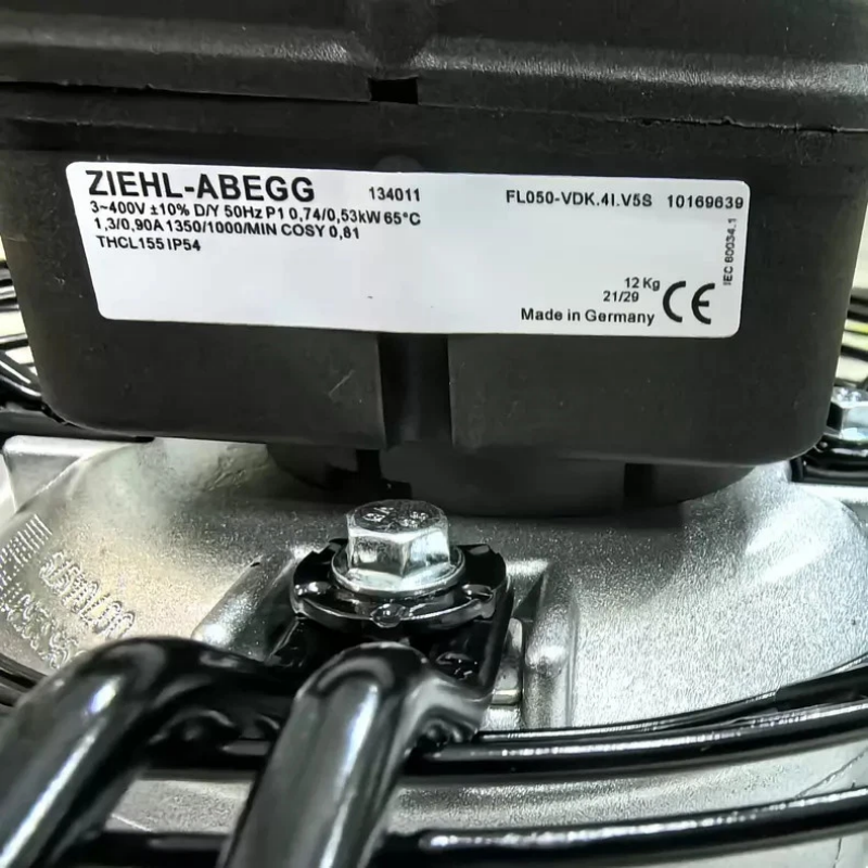 ZIEHL-ABEGG FL050-VDK.4I.V5S Axial Fan 400V 500mm 730/520W