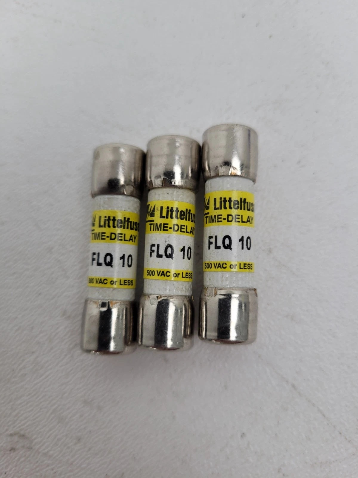 Littelfuse FLQ-10 Midget Fuse 10A 500VAC 300VDC Time-Delay