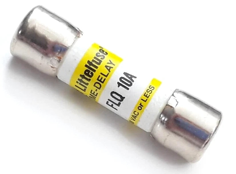 Littelfuse FLQ-10 Midget Fuse 10A 500VAC 300VDC Time-Delay