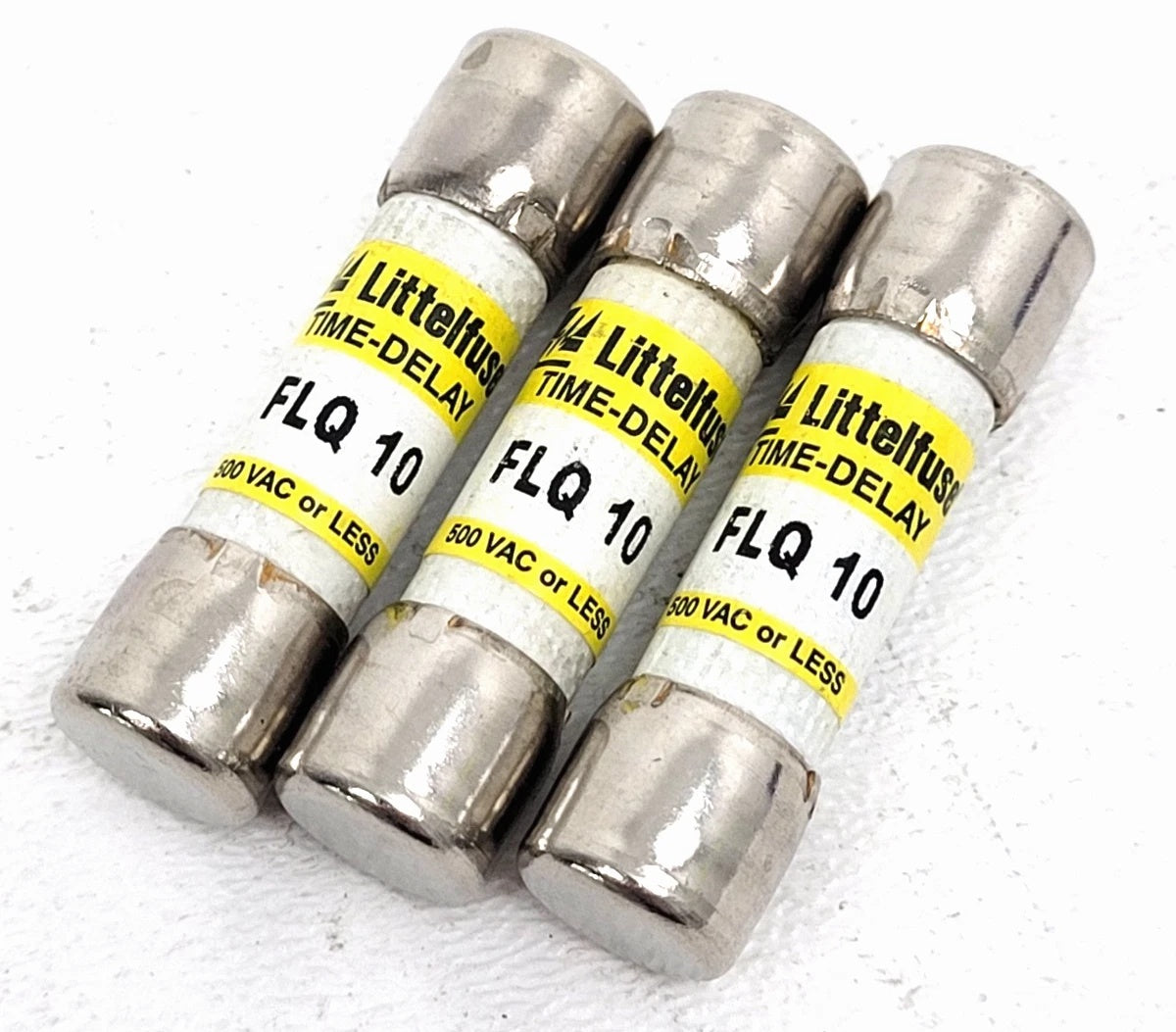 Littelfuse FLQ-10 Midget Fuse 10A 500VAC 300VDC Time-Delay