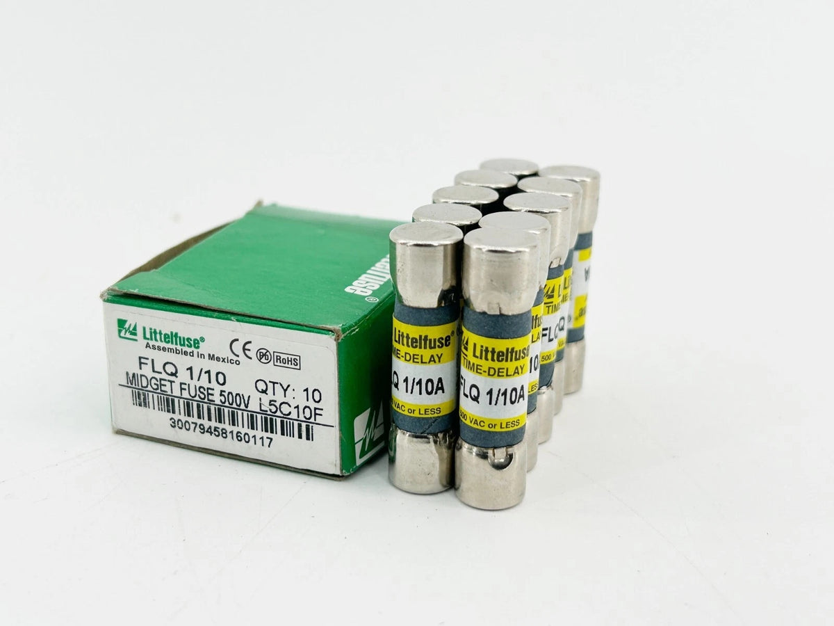 Littelfuse FLQ-1/10 Midget Fuse 0.1A 500VAC Time-Delay