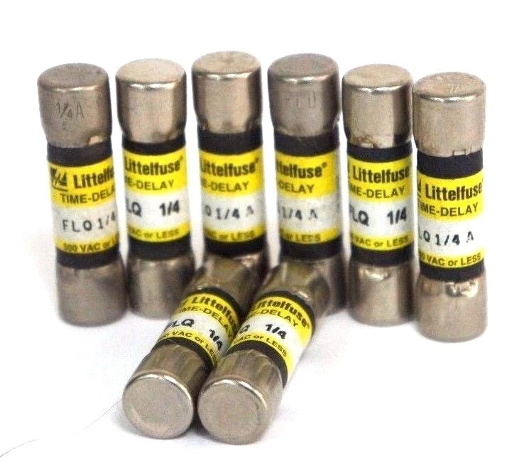 Littelfuse FLQ-1/4 Midget Fuse 0.25A 500VAC Time-Delay