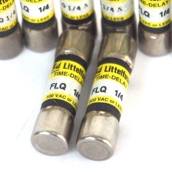 Littelfuse FLQ-1/4 Midget Fuse 0.25A 500VAC Time-Delay