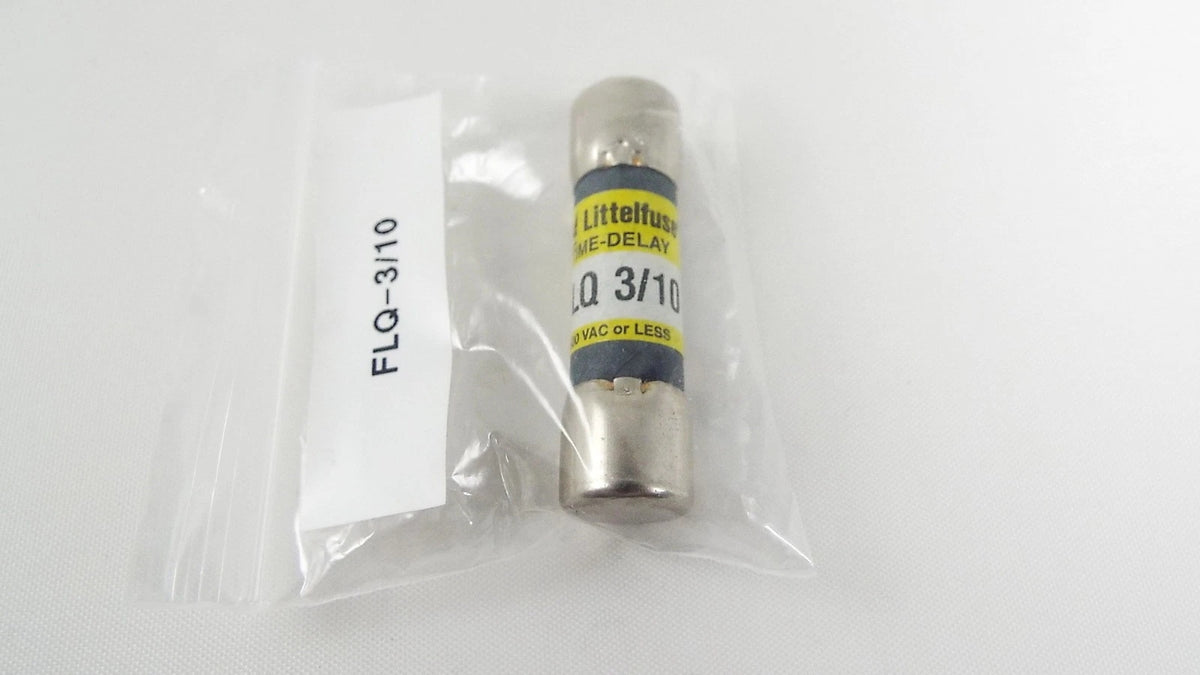 Littelfuse FLQ-3/10 Midget Fuse 0.3A 500VAC Time-Delay