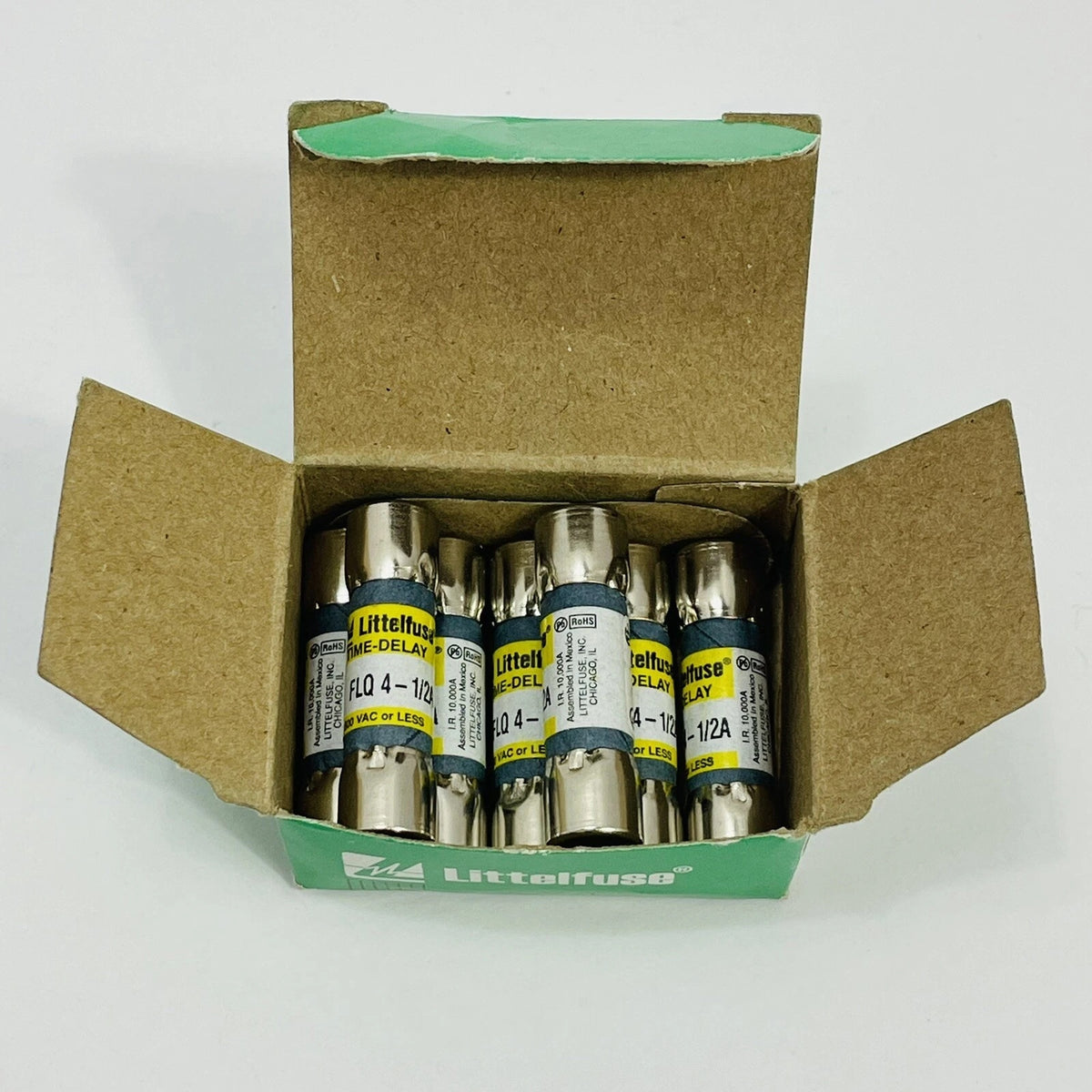 Littelfuse FLQ-4-1/2 Time-Delay Midget Fuse 4.5A 500VAC
