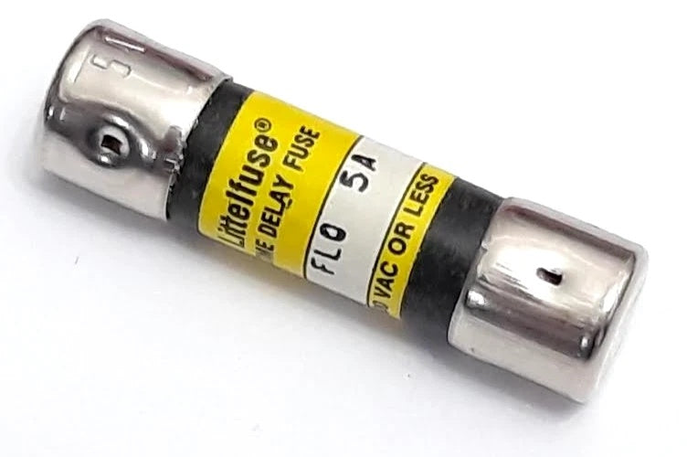 Littelfuse FLQ-5 Midget Fuse 5A 500VAC 300VDC Time-Delay