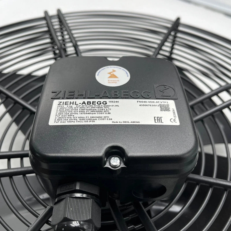 ZIEHL-ABEGG FN040-VDK.0F.V7P2 Axial Fan 400V 400mm 260/180W