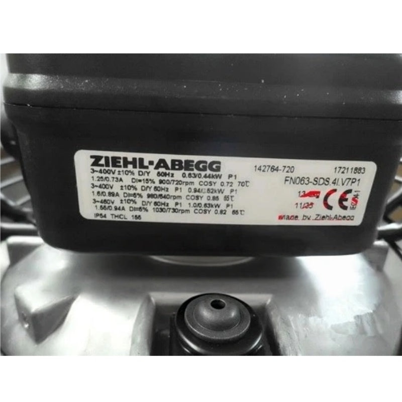 ZIEHL-ABEGG FN063-SDS.4I.V7P1 Axial Fan 400VAC 630mm 620/440W