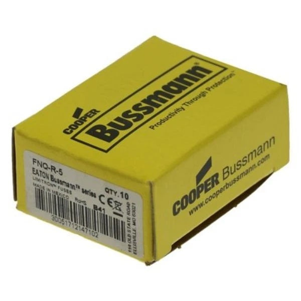 Bussmann FNQ-R-5 Time-Delay Fuse 5A 600VAC 200kA