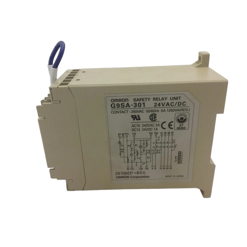 Omron G9SA-301 Safety Relay for Industrial Automation Machine Control