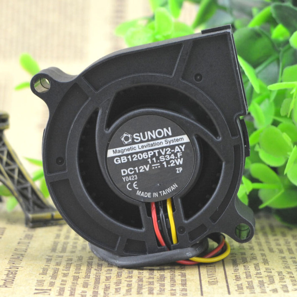 SUNON GB1206PTV2-AY DC Centrifugal Blower 12VDC 60x60x25mm