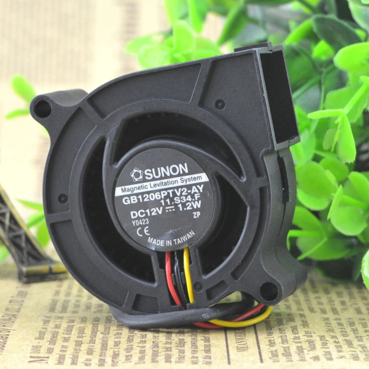 SUNON GB1206PTV2-AY DC Centrifugal Blower 12VDC 60x60x25mm