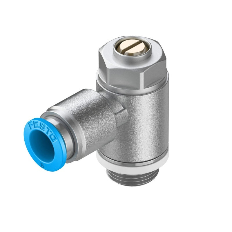 FESTO GRLA-1/4-QS-8-D One-Way Flow Control Valve G1/4 QS-8 475L/min