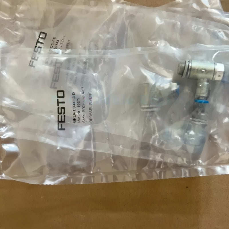 FESTO GRLA-1/8-QS-4-D One-Way Flow Control Valve G1/8 4mm