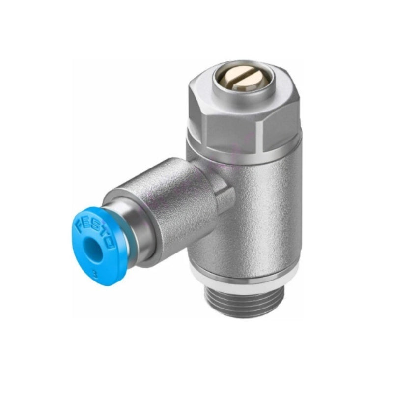 FESTO GRLZ-1/8-QS-4-D One-Way Flow Control Valve G1/8 QS-4