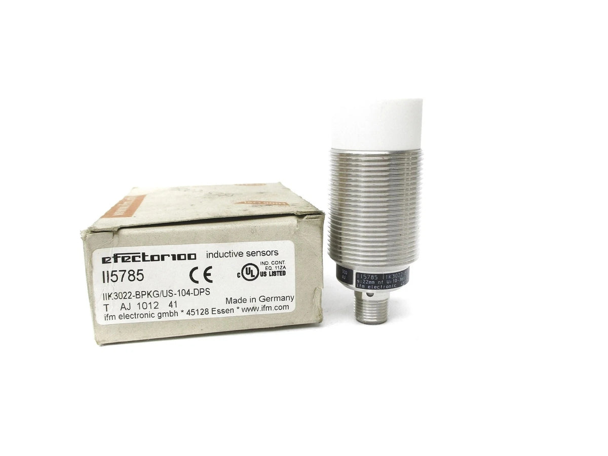 IFM II5785 Inductive Sensor 22mm 10-36VDC PNP NO