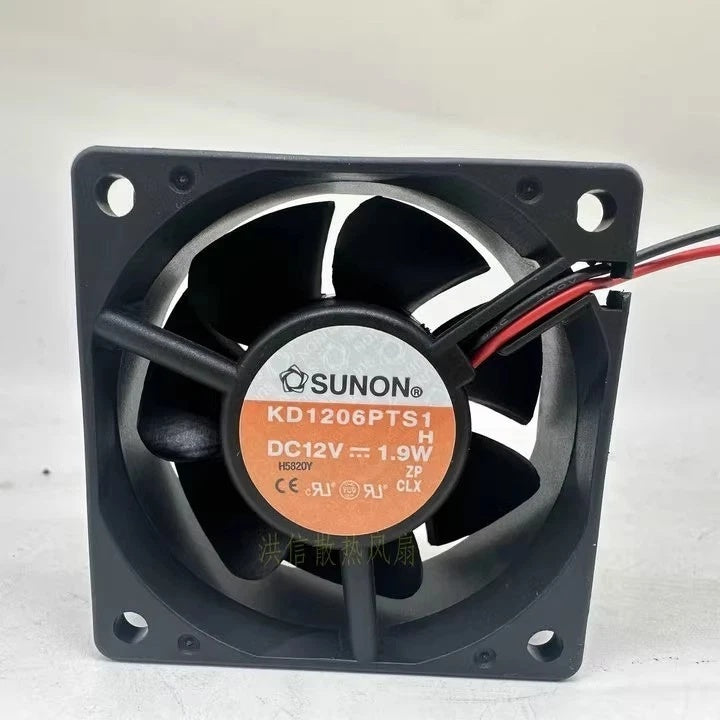 SUNON KD1206PTS1 DC Axial Fan 12VDC 60x60x25mm 1.8W
