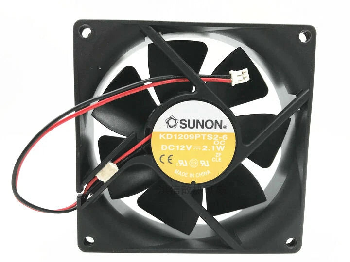 SUNON KD1209PTS2-6 DC Axial Fan 12VDC 92x92x25mm 44CFM