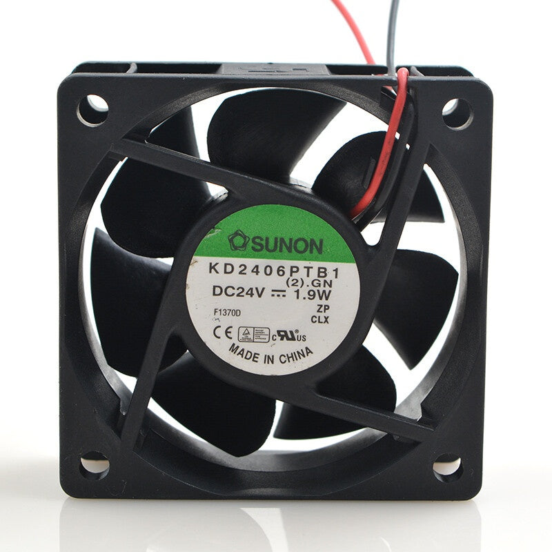 SUNON KD2406PTB1 DC Axial Fan 24VDC 60x60x25mm 2.6W