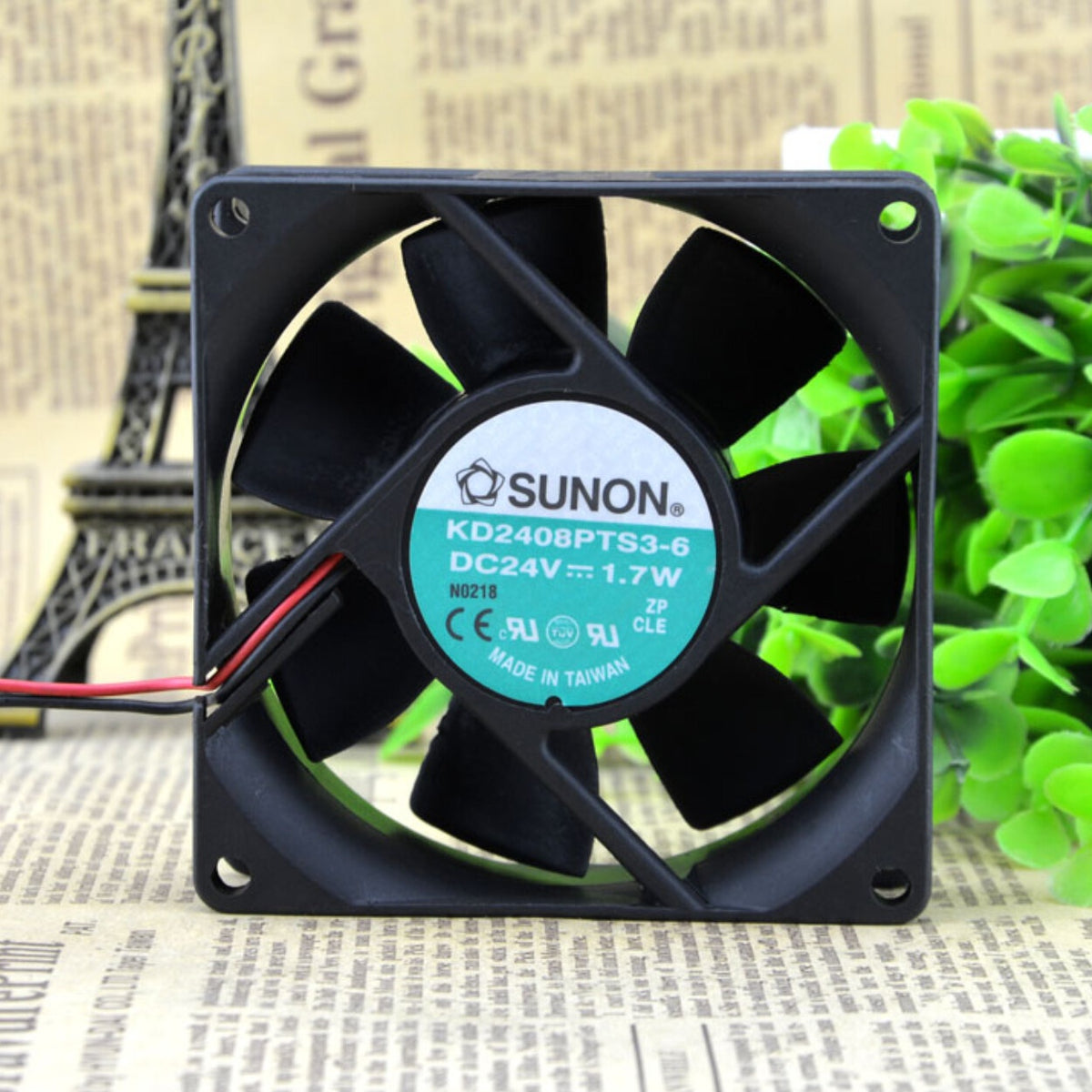 SUNON KD2408PTS3 DC Axial Fan 24VDC 80x80x25mm 31CFM