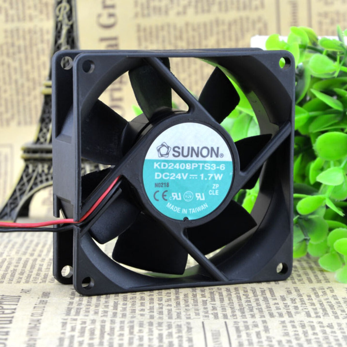 SUNON KD2408PTS3 DC Axial Fan 24VDC 80x80x25mm 31CFM