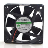 SUNON KDE1206PHV2 DC Axial Fan 12VDC 60x60x15mm 0.08A