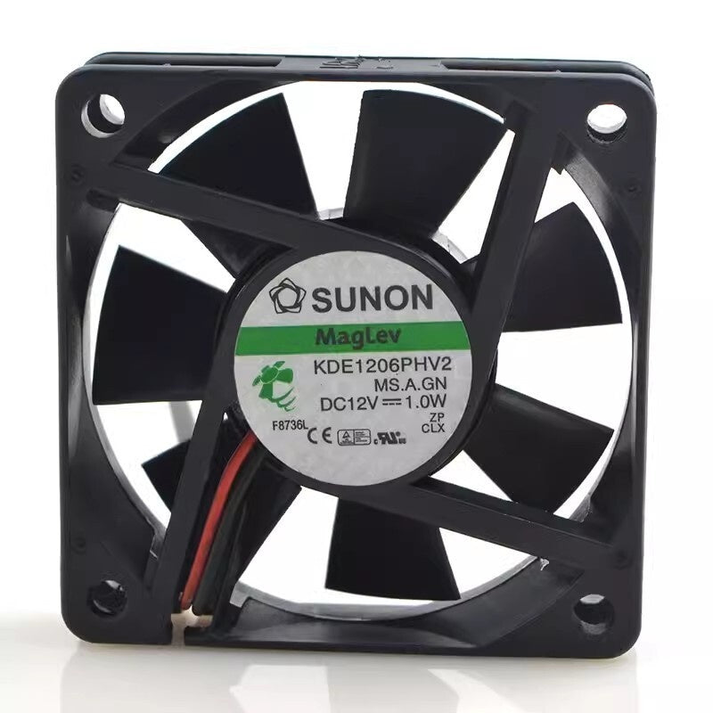 SUNON KDE1206PHV2 DC Axial Fan 12VDC 60x60x15mm 0.08A