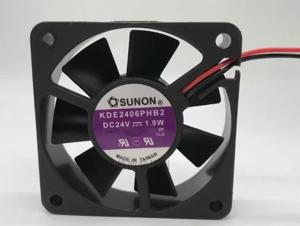 SUNON KDE2406PHB2 DC Axial Fan 24VDC 60x60x15mm 1.3W