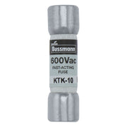 Eaton Bussmann KTK-10 Fast-Acting Fuse 10 A 600 VAC 100 kA