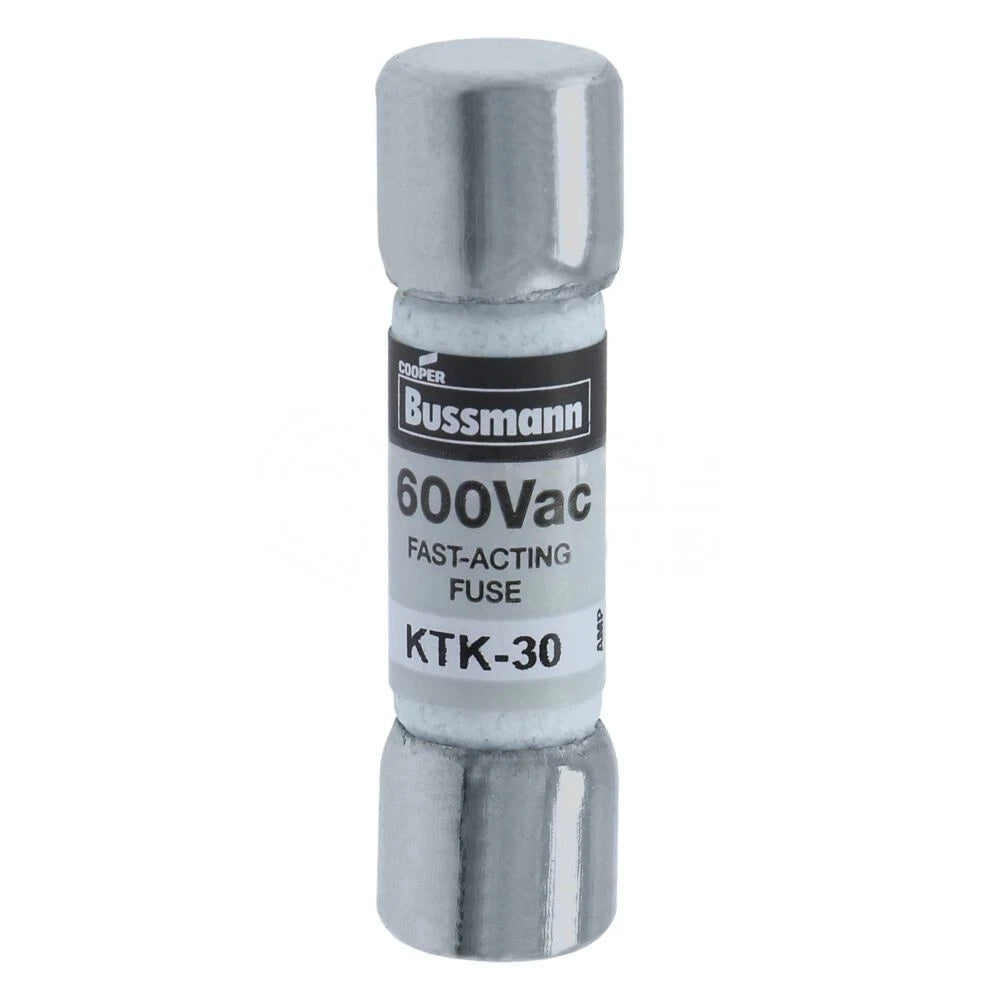 Bussmann KTK-30 Midget Fuse 30A 600VAC Fast-Acting