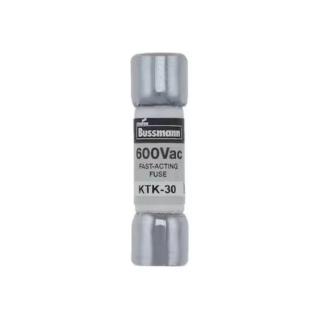 Bussmann KTK-30 Midget Fuse 30A 600VAC Fast-Acting