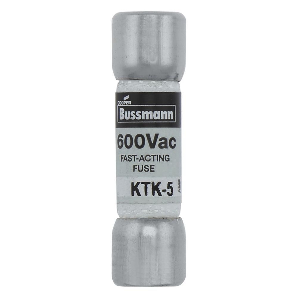 Eaton Bussmann KTK-5 Fast-Acting Fuse 5 A 600 VAC 100 kA