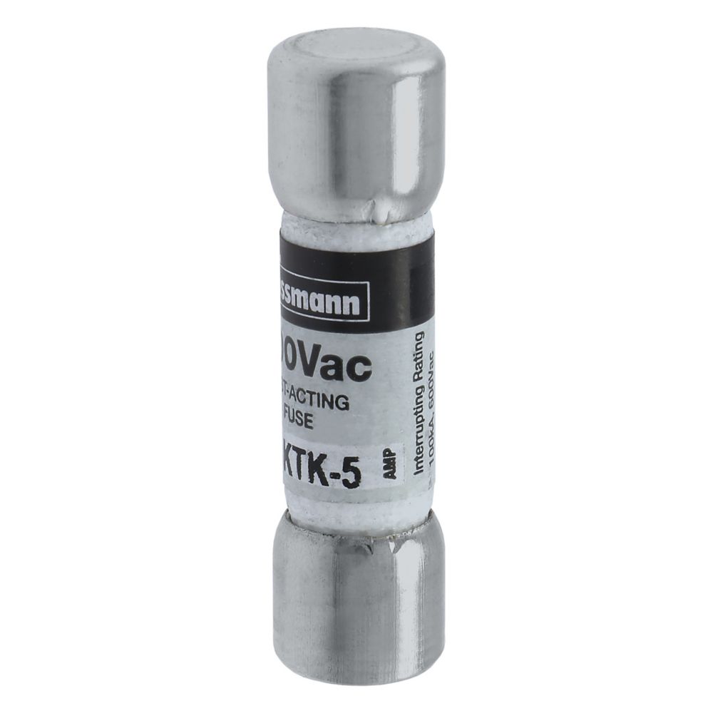 Eaton Bussmann KTK-5 Fast-Acting Fuse 5 A 600 VAC 100 kA