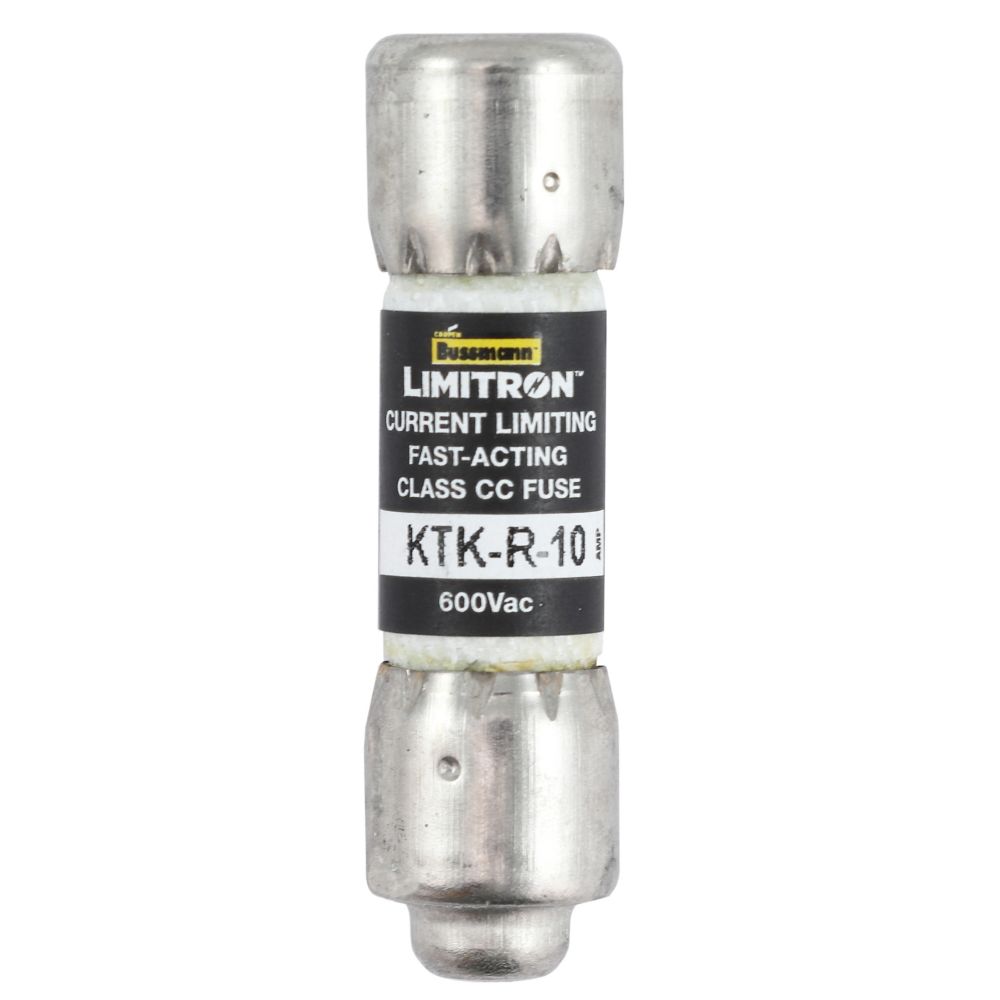 Bussmann KTK-R-10 Class CC Fast-Acting Fuse 10A 600V for Industrial Control