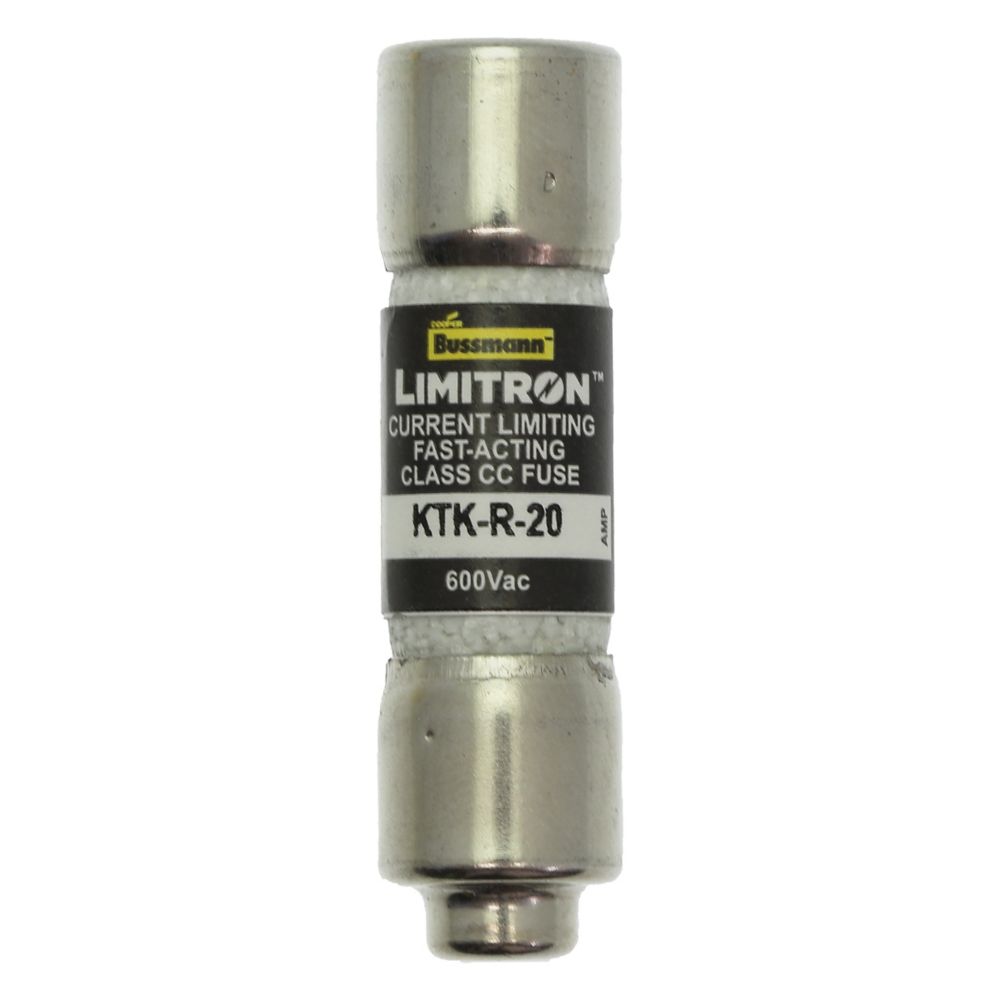Bussmann KTK-R-20 Class CC Fast-Acting 20A 600V Fuse for Industrial Control