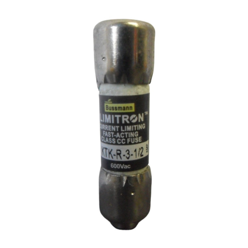 Eaton Bussmann KTK-R-3-1/2 Fuse, 3.5A, 600VAC, Class CC Fast-Acting
