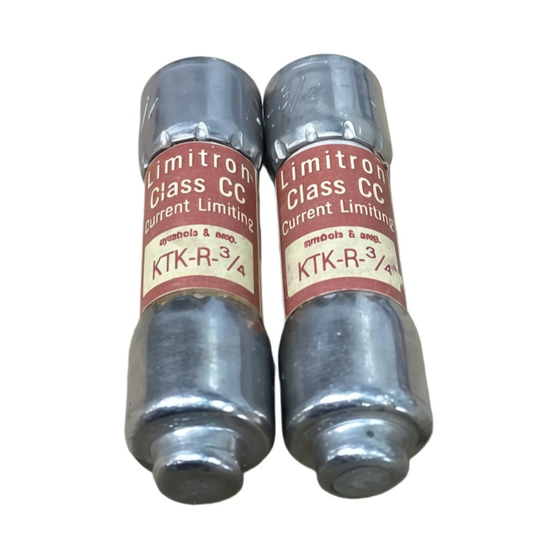Eaton Bussmann KTK-R-3/4 Fuse, 0.75A, 600VAC, Class CC Fast-Acting