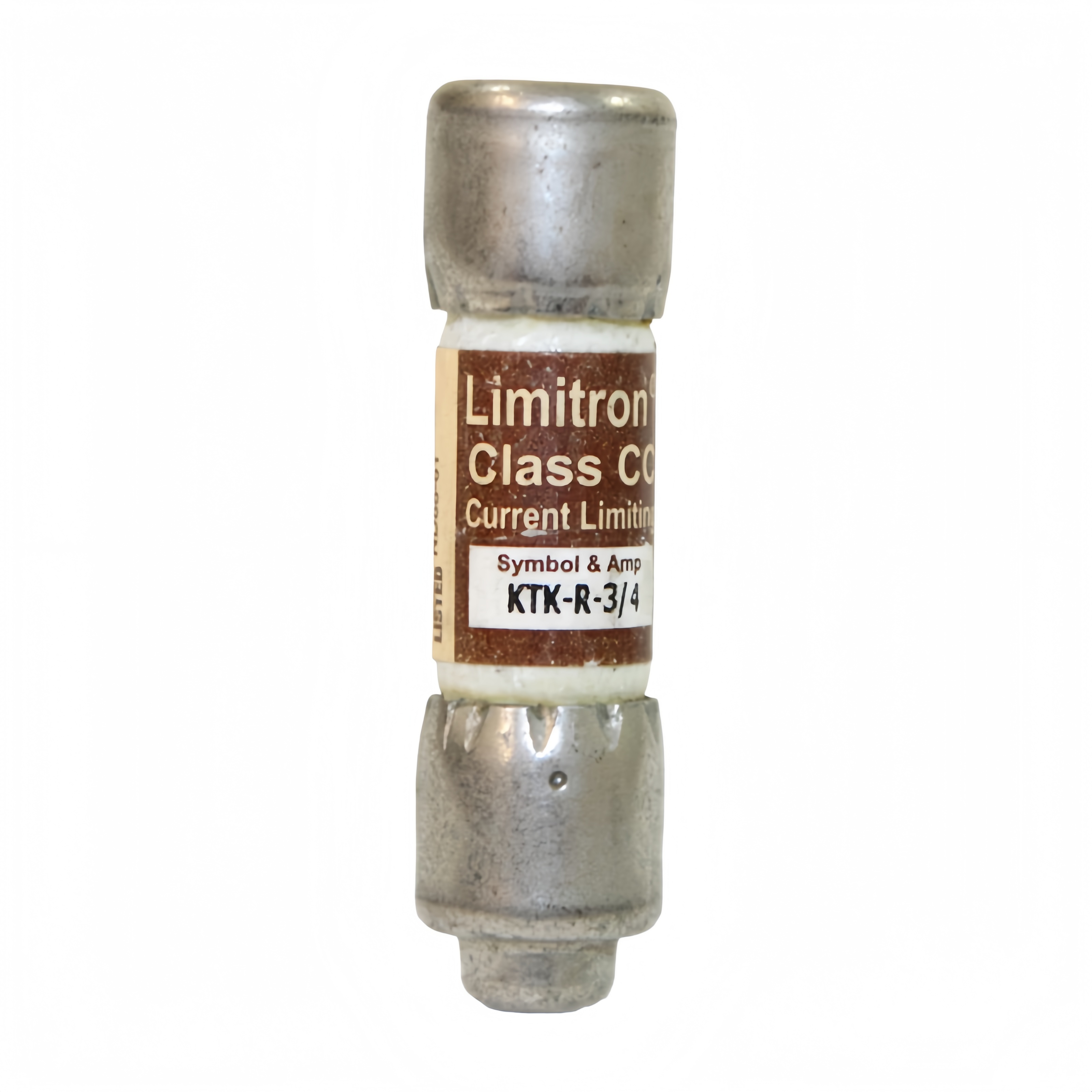 Eaton Bussmann KTK-R-3/4 Fuse, 0.75A, 600VAC, Class CC Fast-Acting