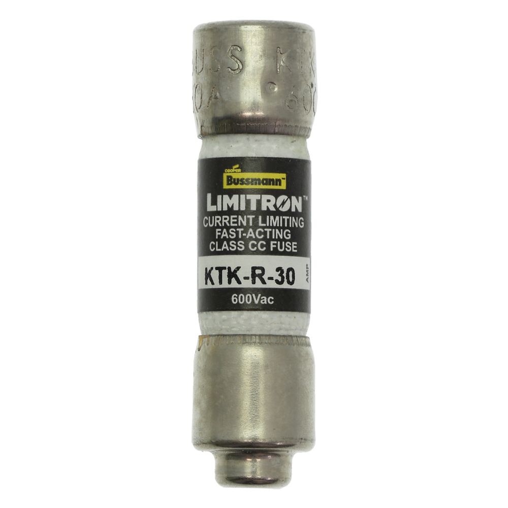 Bussmann KTK-R-30 Class CC Fast-Acting Fuse 30A 600V for Industrial Control