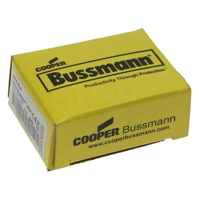 Eaton Bussmann KTK-R-4 Fuse, 4A, 600VAC, Class CC Fast-Acting