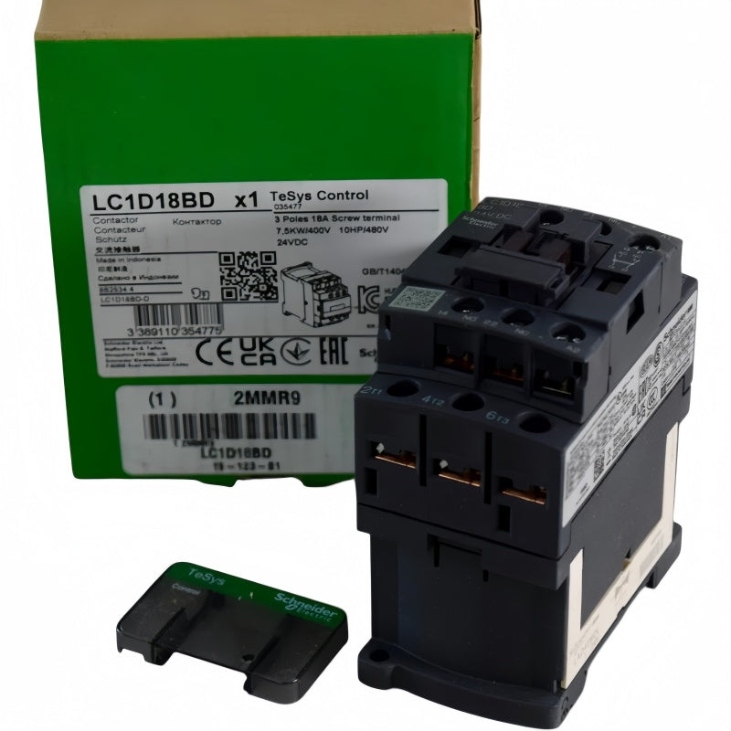 Schneider LC1D18BD TeSys D 18A 24V DC Coil Contactor