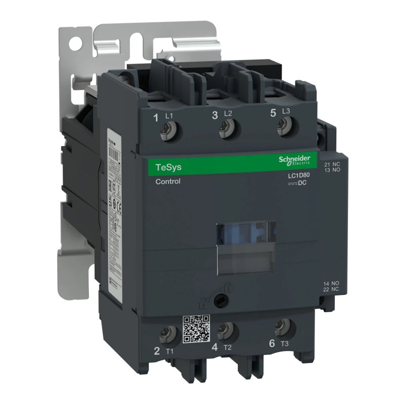 Schneider LC1D80BD 80A 24V DC Coil TeSys D Motor Contactor