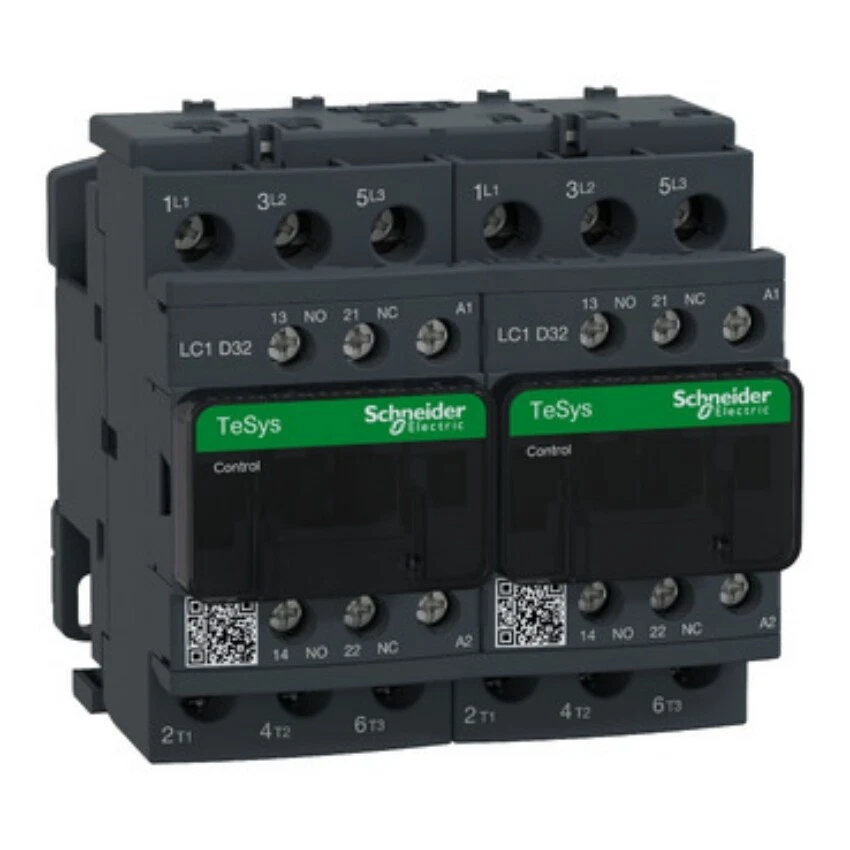 Schneider LC2D32F7C 32A TeSys D Reversing Contactor
