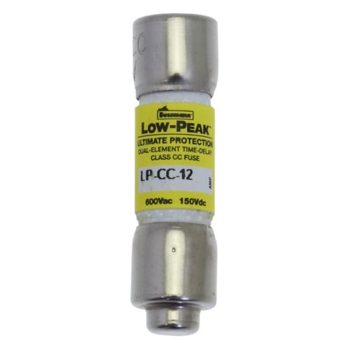 Eaton Bussmann LP-CC-12 Class CC 12A 600V time-delay fuse