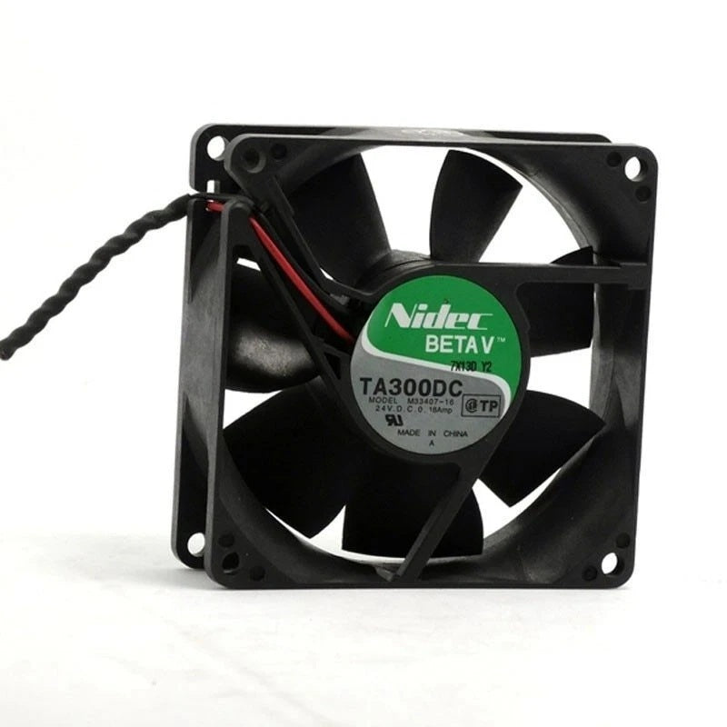 Nidec M33407-16 DC Axial Cooling Fan 24V 0.18A 80x80x25mm