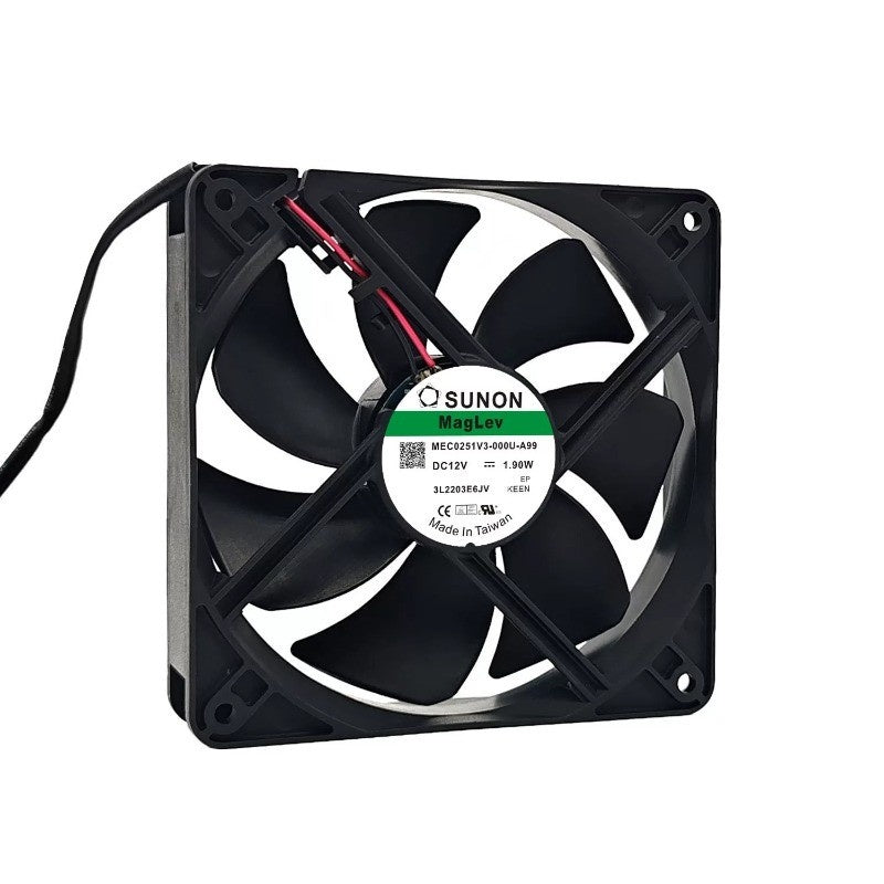 SUNON MEC0251V3-000U-A99 DC Axial Fan 12VDC 120x120x25mm 1.9W