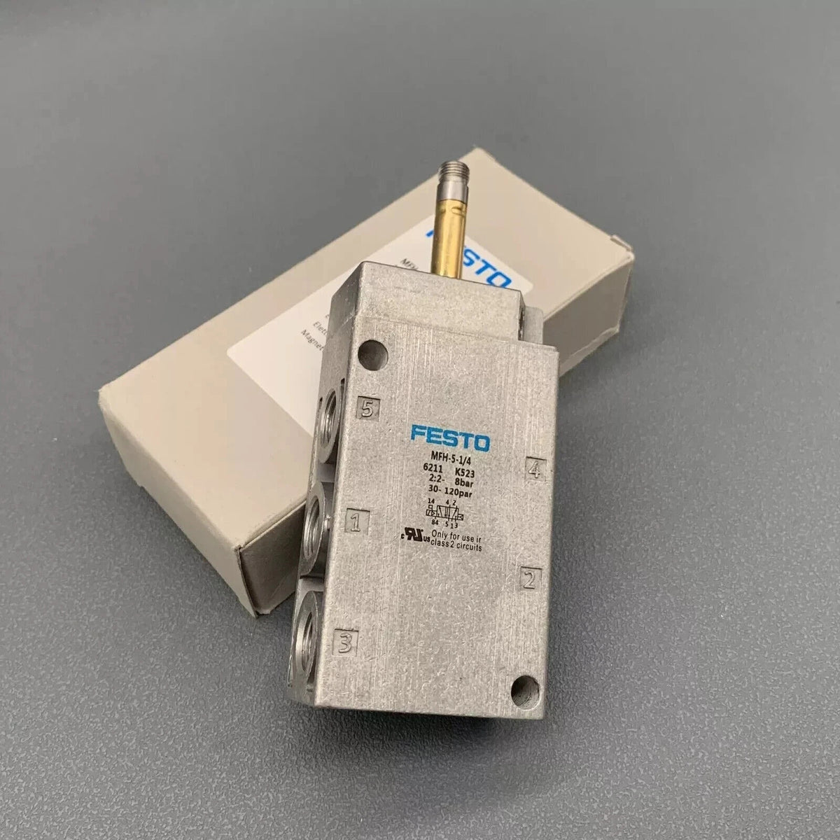 FESTO MFH-5-1/4 Solenoid Valve 5/2-Way G1/4 1000 l/min